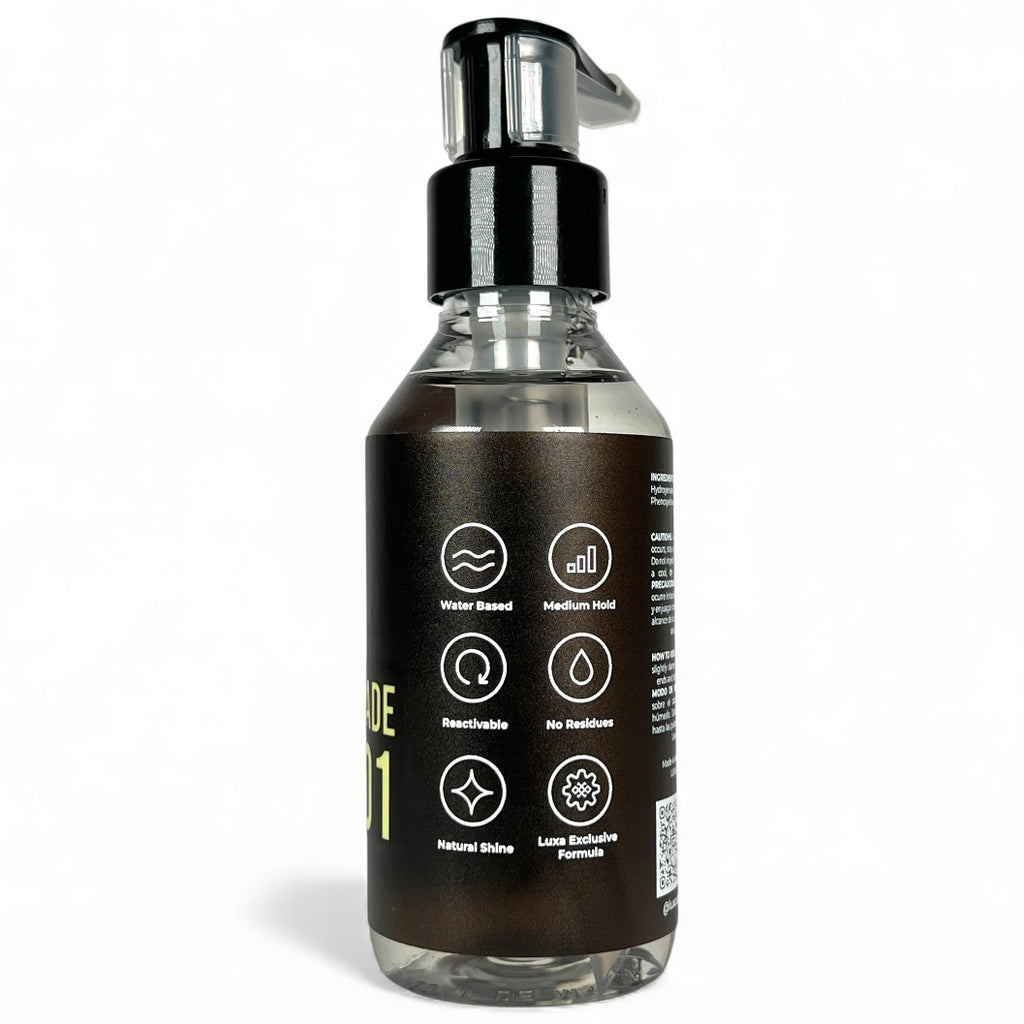 Liquid Pomade LX01 · Brillo natural