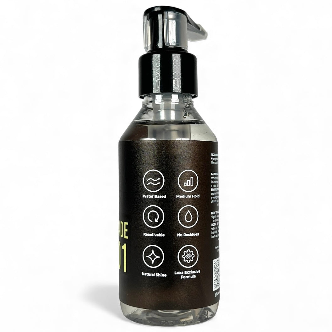 Liquid Pomade LX01 · Brillo natural